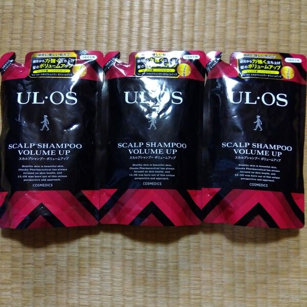 ウル・オス スカルプシャンプー ボリュームアップ 詰め替え 420ml × 3個 大塚製薬 UL・OS ULOS ウルオス