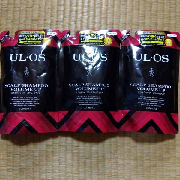 ウル・オス スカルプシャンプー ボリュームアップ 詰め替え 420ml × 3個 大塚製薬 UL・OS ULOS ウルオス
