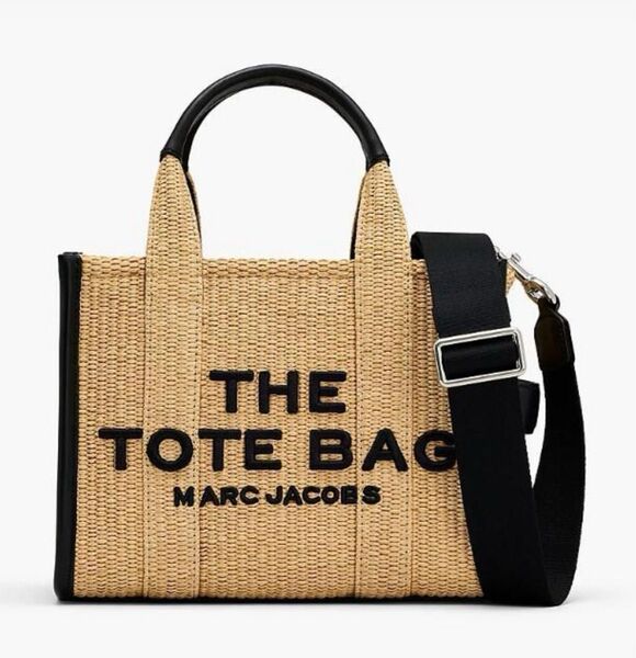 新品☆マークジェイコブス ザ ウーブントートバッグ スモール ナチュラル MARC JACOBS 2WAY