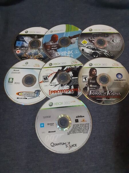 Xbox360 裸ソフト7本セット 海外版 ジャンク