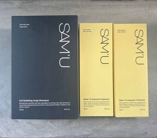SAMU サミュ シャンプー トリートメント ヘアケアセット