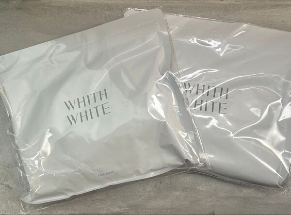 WHITH WHITE フィスホワイト 美白 パック フェイスパック シートマスク ビタミンc 顔 ニキビ 毛穴ケア 2袋セット