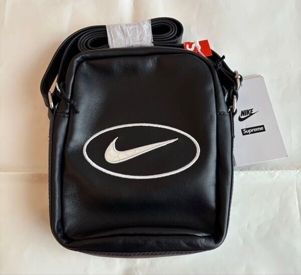 Supreme/NikeLeather Shoulder Bag シュプリーム/ナイキ レザー ショルダー バッグ ブラック