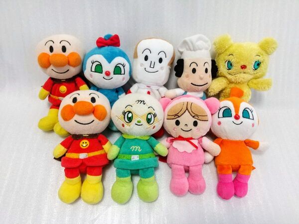 アンパンマン ぬいぐるみ 9体セット プリちぃビーンズ