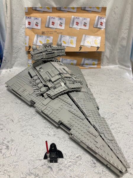 レゴスターウォーズ スターデストロイヤーwithダースベイダー 説明書つき