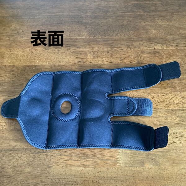 膝サポーター マジックテープ式 片側1個 左右兼用 膝痛サポーター 未使用品