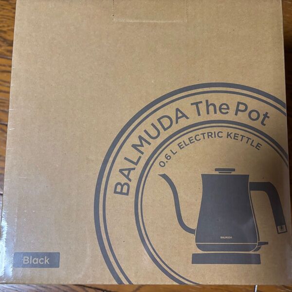 BALMUDA The Pot 電気ケトル ブラック 0.6L