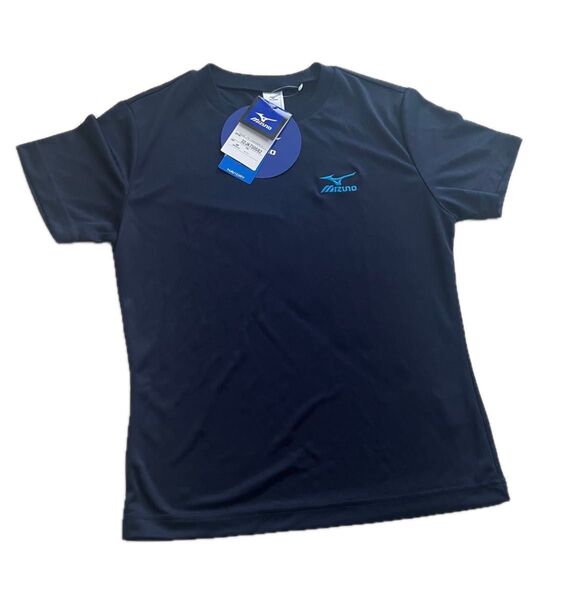 mizuno 半袖 Mサイズ Tシャツ 半袖Tシャツ ネイビー 吸汗速乾