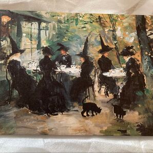 枠付き キャンバスポスター 絵画 風景画
