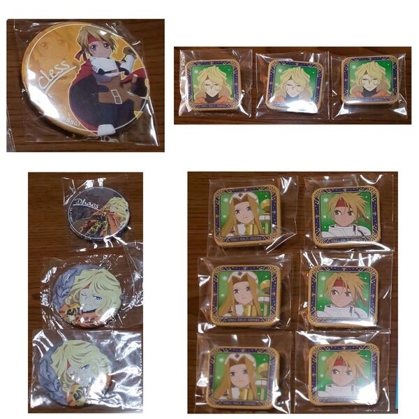 テイルズオブファンタジア バッジ グミ アイコン アニ☆カプ クレス ミント ダオス