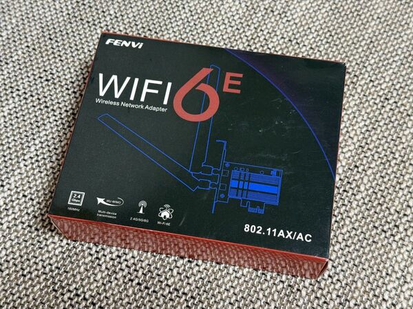 WiFi-6E 無線LANカード FV-AXE3000 Intel AX210チップ搭載 Bluetooth