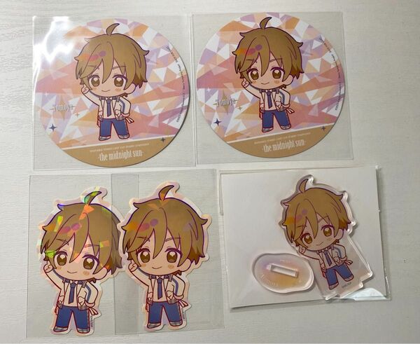 あんスタ アニカフェ スタフォニ 真白友也 アクスタ、ステッカー、コースター