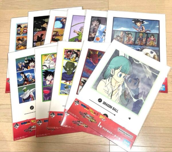 一番くじ ドラゴンボール I賞クリアポスター 11種 コンプセット