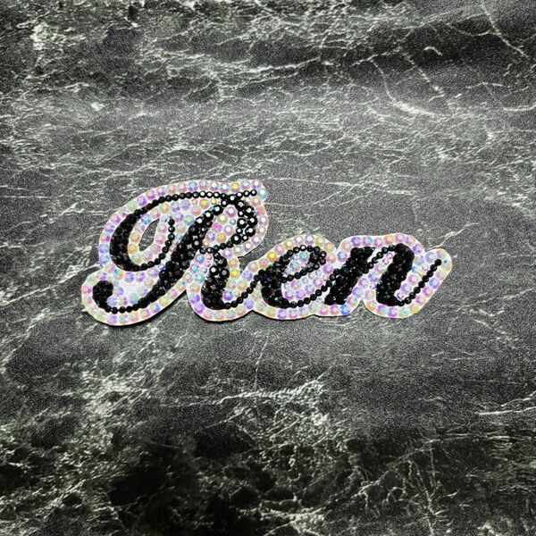 デコうちわ デコ文字 うちわ 団扇 【 Ren 】