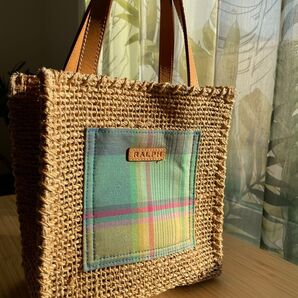 Ralph ラルフローレン かごバッグ ミニトート
