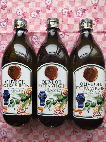 エクストラバージンオリーブオイル ガルシア スペイン産1000ml 3本 計3リットル