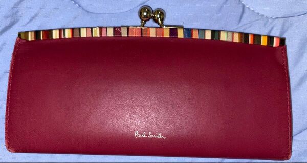 長財布 Paul Smith 牛革 がま口