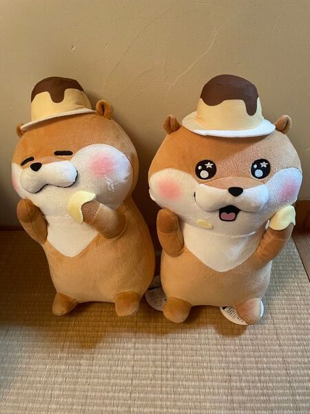 可愛い嘘のカワウソ プリンちゃん大好きBIGぬいぐるみ 2種セット