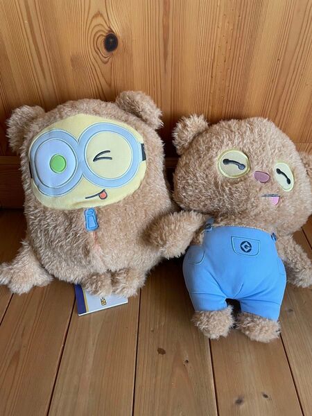 ミニオン Lぬいぐるみ"ボブ&ティム” まねっこコスチュームVer.