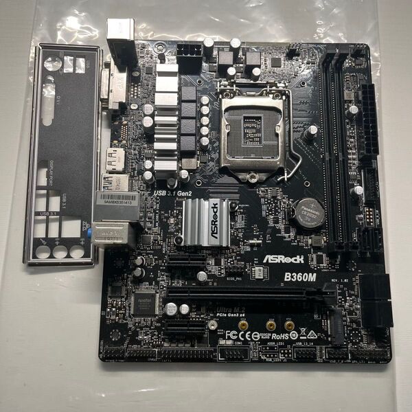ASRock B360M マザーボード CPUクーラー付き