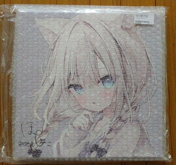 ほし 直筆サイン入り キャンパスアート(ましろ) 新品未開封 うさぎ号