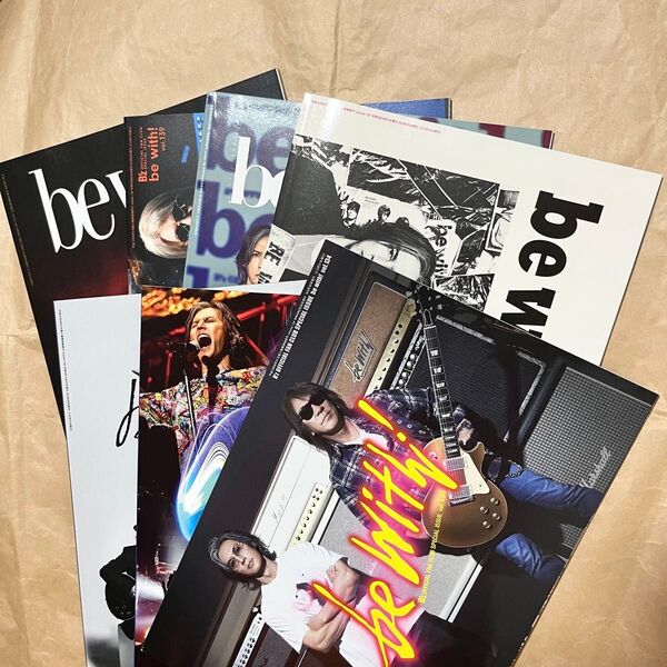 B'z PARTY 会報 Vol.134〜140 ファンクラブ FC グッズ be with!