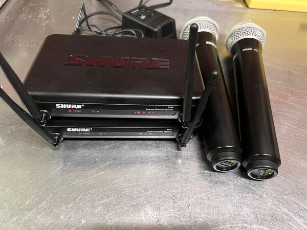 SHURE ワイアレスマイクシステム SVX2 SVX4 PG28 ワイヤレスマイク