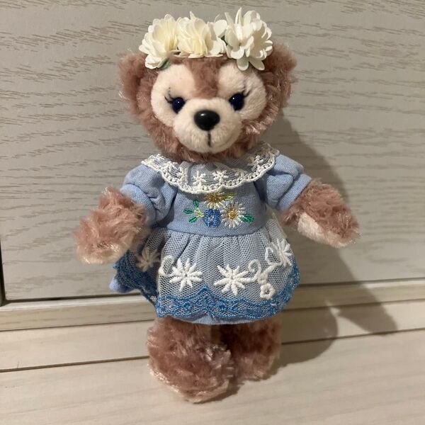東京ディズニーシー ダッフィーアンドフレンズ シェリーメイ ぬいバ ぬいぐるみバッチ ぬいぐるみバッジ スプリングインブルーム
