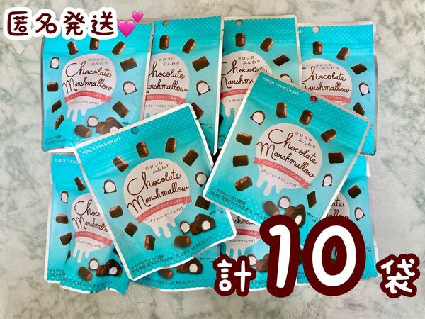 【10袋】横井チョコレート チョコマシュマロ ×10個