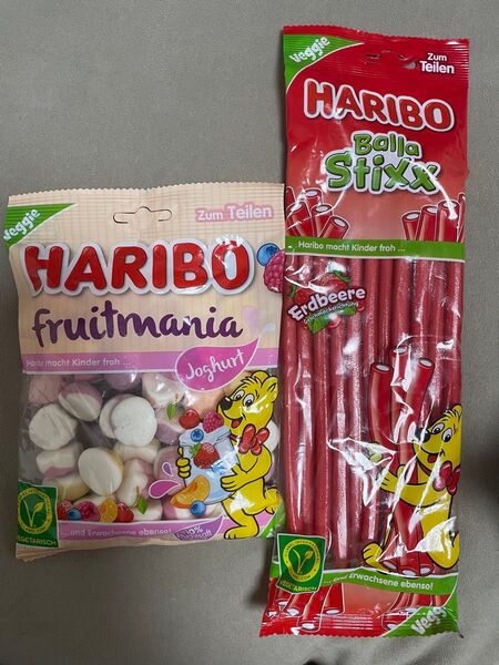 HARIBO グミ 2点セット fruitmania 、Balla Stixx