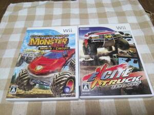 ■Wii モンスター4×4 ワールドサーキット + エキサイトトラック ●2点セット
