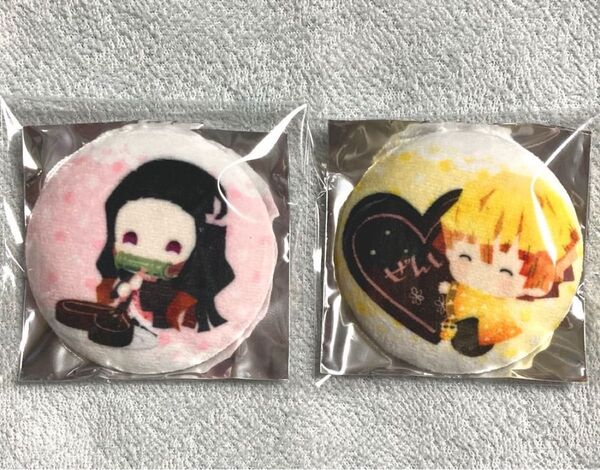 鬼滅の刃 竈門禰豆子 我妻善逸 ゆらふわ シリーズ チョコレートver. ほわほわ ランダム 缶バッジ
