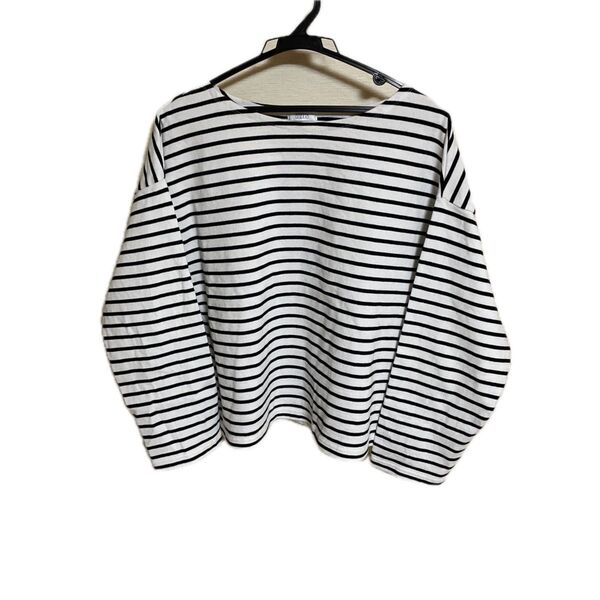 ボーダー 長袖 カットソー ロンT 長袖Tシャツ コットン レディース ローリーズファーム