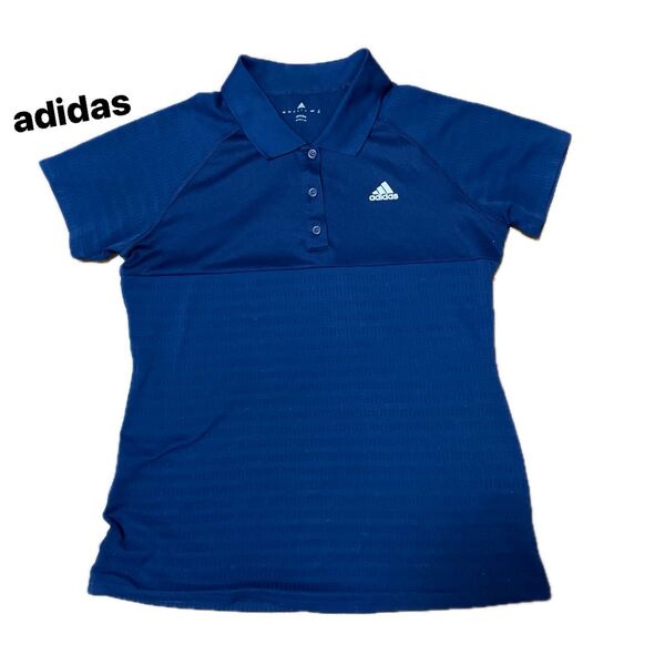 adidas ポロシャツ レディース ネイビー 紺色 スポーツ テニス