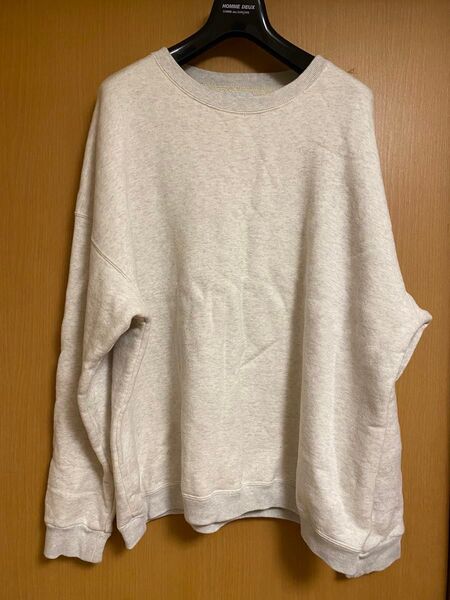 KAJA HEAVY FLEECE PULL OVER SWEAT 1 スウェット トレーナー オートミール アイボリー OVY