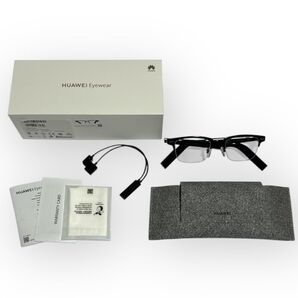 HUAWEI Eyewear ウェリントン型ハーフリム Bluetoothワイヤレススマートグラス