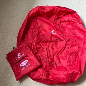 KERMA レインカバー 25L-35L レッド 未使用に近い