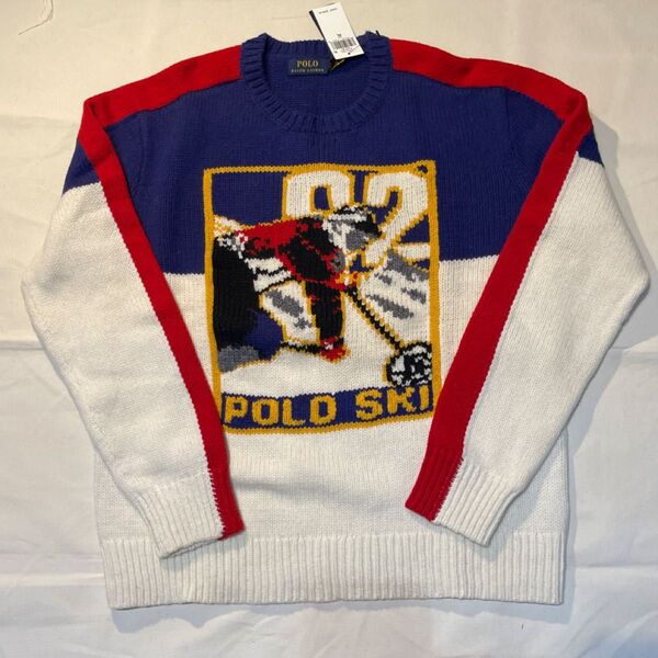 【タグ付 試着のみ】POLO RALPH LAUREN ポロ ラルフローレン スキー SKI 92 セーター ニット サイズXL