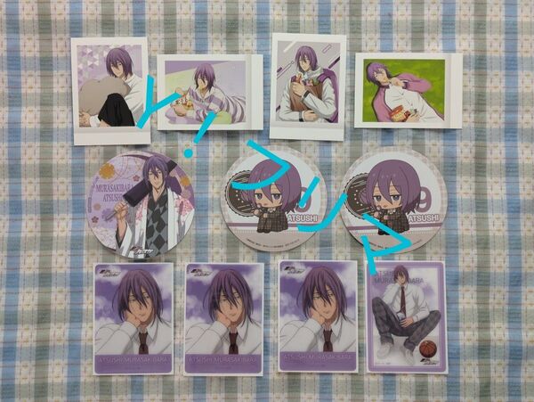 黒子のバスケ 紫原 ぱしゃこれ クリアカード コースター 11点