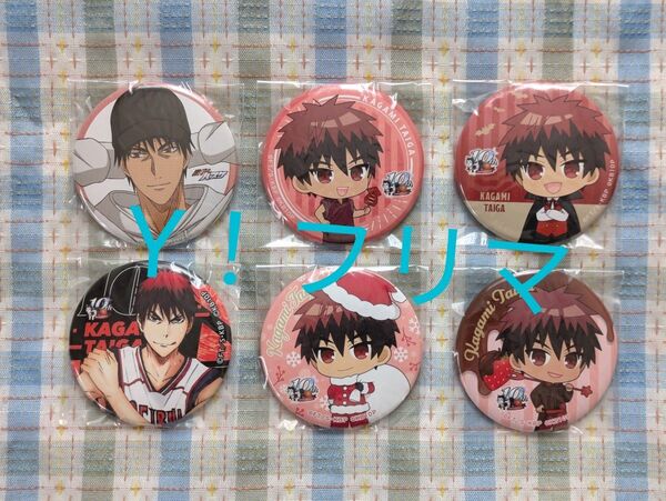 黒子のバスケ 火神 KUROBAS OFFICIAL STORE 缶バッジ 6点