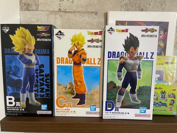 一番くじ ドラゴンボール VSオムニバスCROSS B.C.D賞+下位賞セット ベジータ