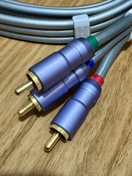 audio-technicaコンポーネントビデオケーブル 1.3m PCOCC 日本製 高画質DVDリンク対応