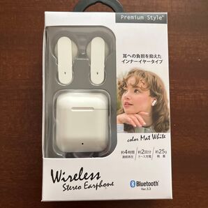 株式会社PGA PG-BTE18TW6WH ワイヤレス ステレオイヤホン