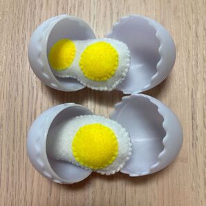 フェルト おままごと 双子たまご2つセット