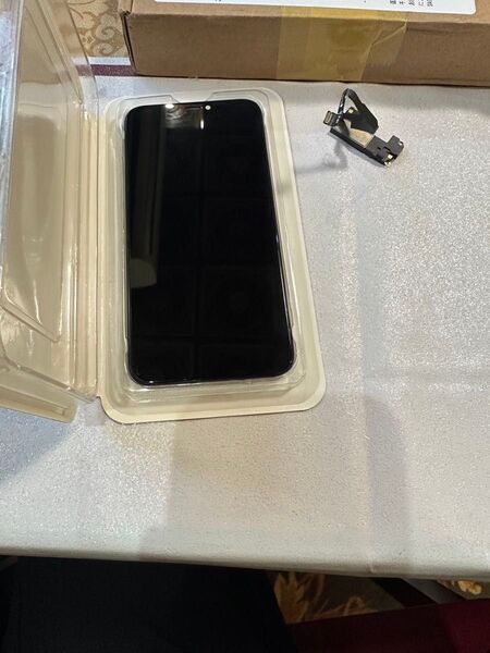 フロントパネル iPhoneXS Incell コピーパネル + イヤースピーカー パーツ