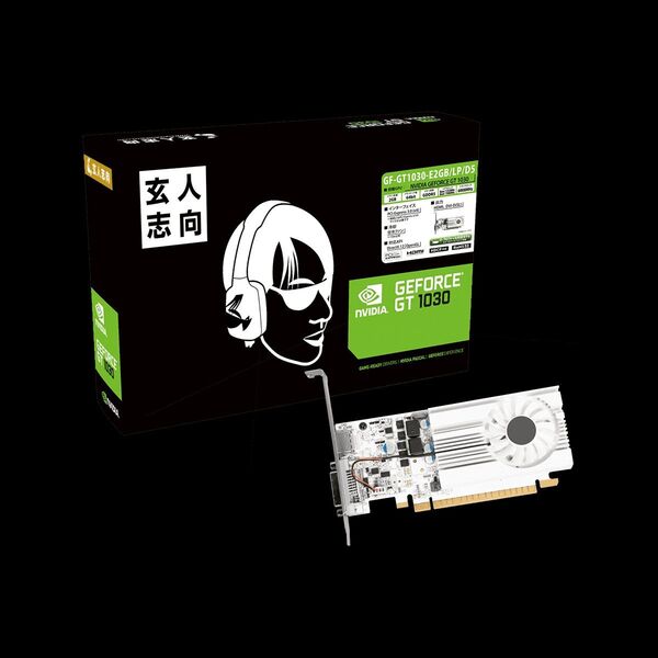 玄人志向 NVIDIA GEFORCE GT 1030 グラフィックボード