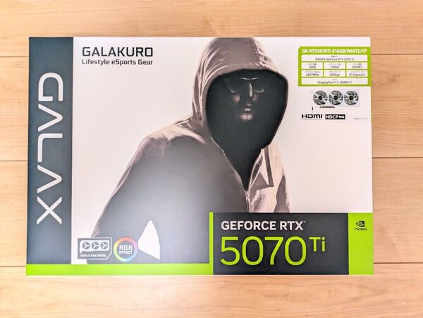 GALAKURO NVIDIA GeForce RTX 5070Ti GK-RTX5070Ti-E16GB/WHITE/TP
