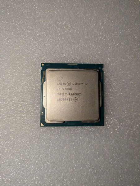 Intel Core i7-9700K CPU SRFLT 3.60GHz