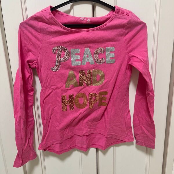GAP KIDS 長袖Tシャツ ピンク 130