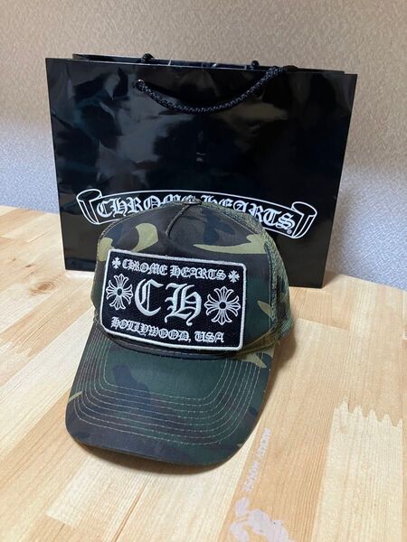 【国内正規品】クロムハーツキャップ 迷彩 カモフラ